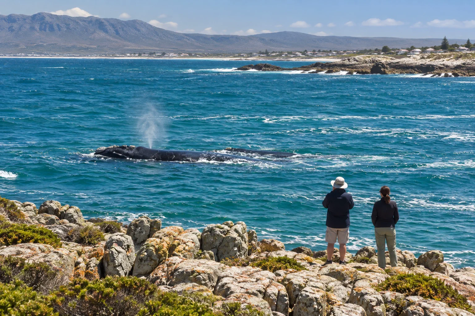 Whale watching / Walker Bay photograph
